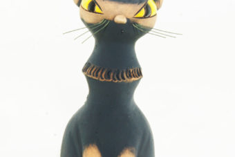 сувенирный-колокольчик-сиамская-кошка-черная